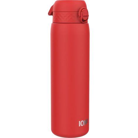 Gourde Isotherme 1 Litre, 920 ml, Anti-Fuite, Facile à Ouvrir, Verrouillage Sécurisé, Lavable au Lave-Vaisselle, Acier Inoxydable, Isolation Sous Vide, Idéale pour le Sport et le Yoga, Rouge (1/5)