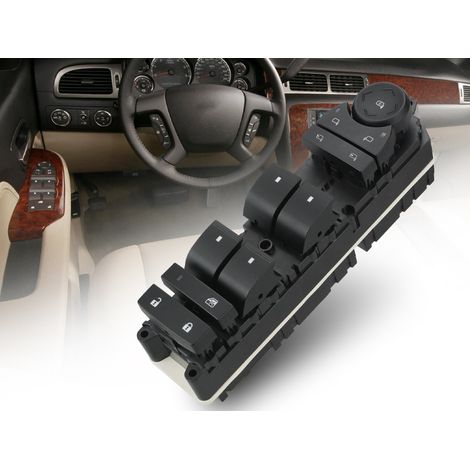 15906883 Interruttore di controllo principale alzacristalli e specchietti per Chevrolet Suburban/GMC Yukon XL 1500 2500 Cadillac Escalade 2007-2008 Interruttore di controllo chiusura centralizzata por