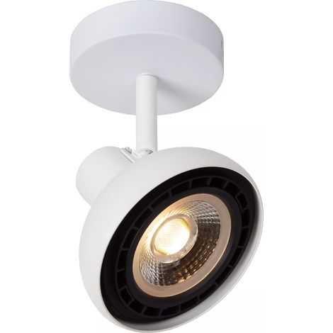 Faretto soffitto bianco tondo orientabile ES111 12W Lucide (1/5)