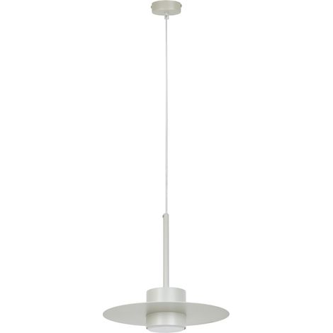 Lampada a sospensione tonda grigio-beige Ø25 GX53 Sigma (1/5)