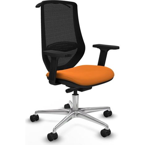 Piqueras-y-crespo Mardos Chaise de bureau orange confortable