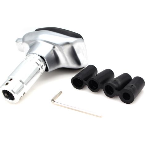 Universal gearshift knob for cars and yachts. Available with or without pre-drilled holes. Metal shaft without pre-drilled holes, available separately. (1/4)