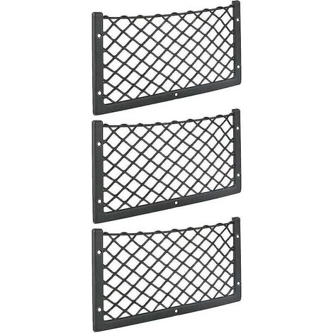 Filet De Rangement Pour Voiture - 36 x 18 cm - Haute Élasticité Nylon - Pour Fourgon T4 T5 T6 Camping-Car Camion Van - Lot De 3