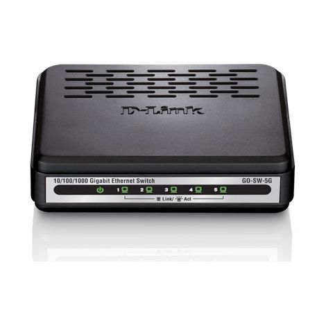Switch D-Link GO-SW-5G 5 Puertos/ RJ-45 10/100/1000