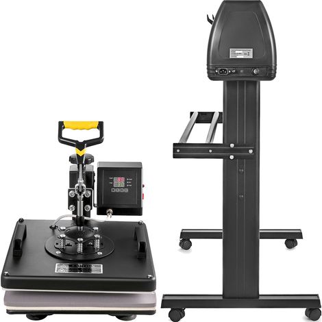 Transferpresse und Vinyl-Schneideplotter als 5-in-1-Set, Heizplatte 38 x 38 cm, Schnittbreite bis 1260 mm, 110 V für Textildruck (1/5)