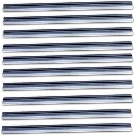 Lames de rabot universelles 3¼ pouces (82 mm), lot de 10, en acier rapide, compatibles avec rabots portatifs standards