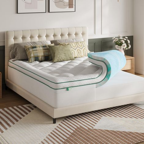Novilla Memory Foam Matratzenauflage 140 x 190 cm (1/5)