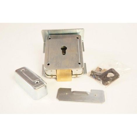 Serrure électrique à pêne basculant - EUROPE AUTOMATISMES - V90E - 12V - Ouverture extérieure - Sans cylindre