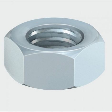 TIMCO Hex Full Nuts DIN934 Silver - M6 (1/2)