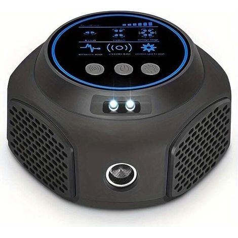 Répulsif antiparasitaire intelligent à ultrasons, pour intérieur et extérieur, pour garage, réglementation européenne, noir (1/4)