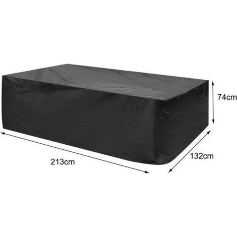 Housse de protection table de jardin étanche - Meuble Bâche polyester 420D - 21313274cm (1/4)