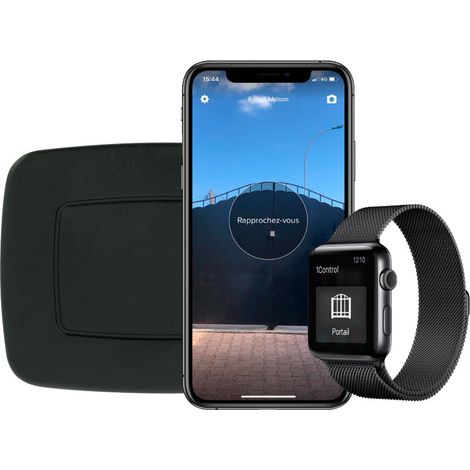 Batilec – Ouvre-porte de garage et portail Bluetooth – Télécommande 2 canaux – Compatible 700 modèles – Protection IP66 – Application gratuite (1/4)