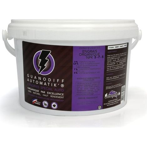 Engrais GUANODIFF Automatik - seau de 2 kilos - Guano Diffusion