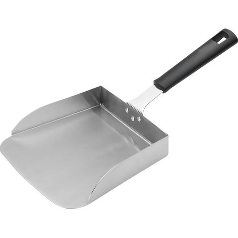 Grillwender mit Anti-Verbrennungs-Funktion, ideal zum Kochen, Grillen im Freien, Camping, für Fleisch, Steaks und Hamburger  Grillwender  Fleischwender/Grillpfannenwender aus Edelstahl 