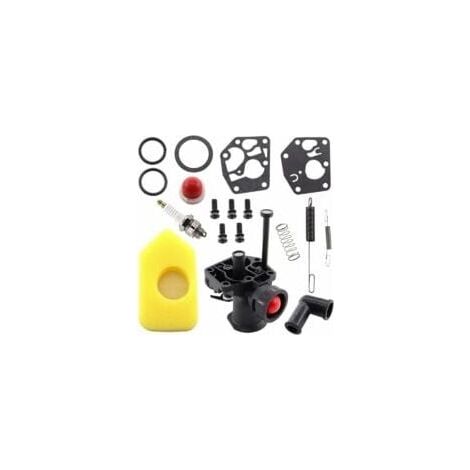 Filtro de aire 698369, resorte regulador 691859, 692211 y diafragma 795083, 495770, kit de carburador para cortadora de césped Briggs & Stratton 499809, 498809A, 494406 - INHHUB (1/4)