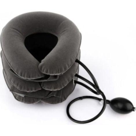 Oreiller cervical - MAVURA - NeckCorrect - Gonflable - Réglable - Confortable (1/4)