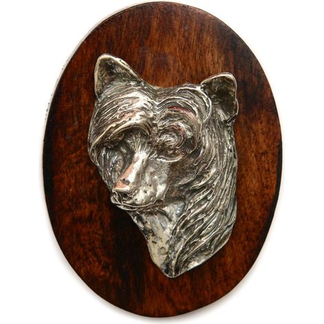 Perro Crestado Chino - broche para exposición canina, clip para babero, pin para perro de Art-Dog (1/4)