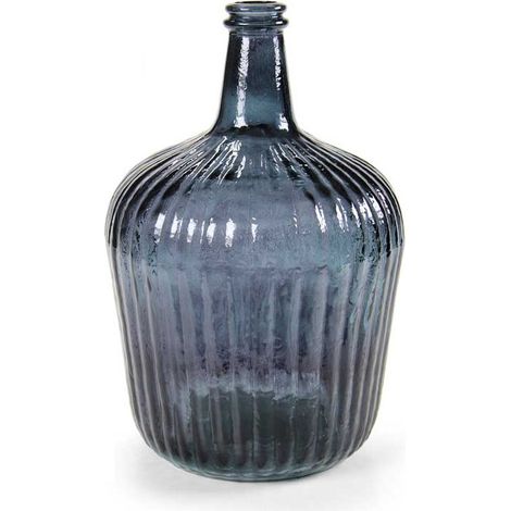 BOTTIGLIA DECORATIVA IN VETRO DA 10 LT IN COLORE NERO (1/5)