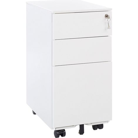 Storage Unit BOLSENA Metal White