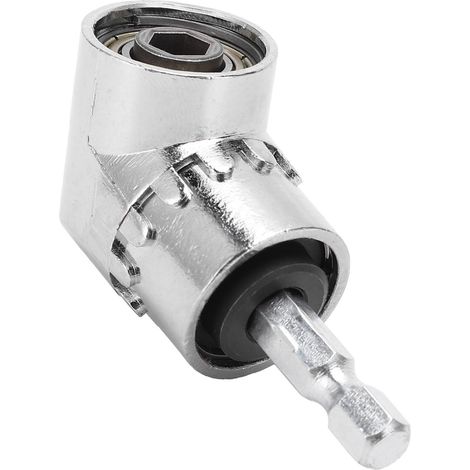 Adaptateur de Perceuse Magnétique 105° avec Embout Hexagonal et Manchon Courbé pour Douilles