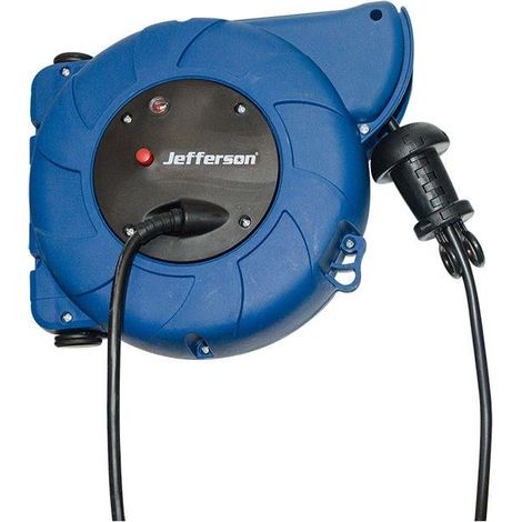 Jefferson 1500W Retracting 10M Cable Reel 230V
