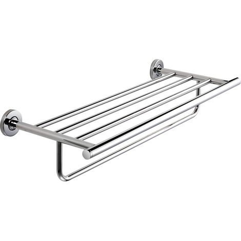 KWC AR Doppelhandtuchstange, MEDIUS,  Edst., 600x122x220 mm, AP, hgl, Regal