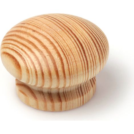 Pomo Mueble 44Mm Madera Pino Rei