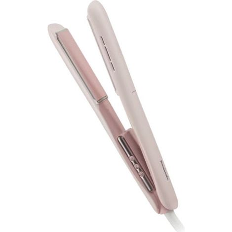 Panasonic EH-HV31-P503 Styler Ionico 2 in 1 Piastra e Arricciacapelli Ceramica 5 Temperature fino a 210°C Blocco Viaggio colore Rosa