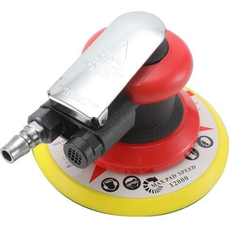 Ponceuse pneumatique 6 pouces de ponçage de polissage à la cire pour le mur de voiture en bois 10000 tr / min rouge (1/5)