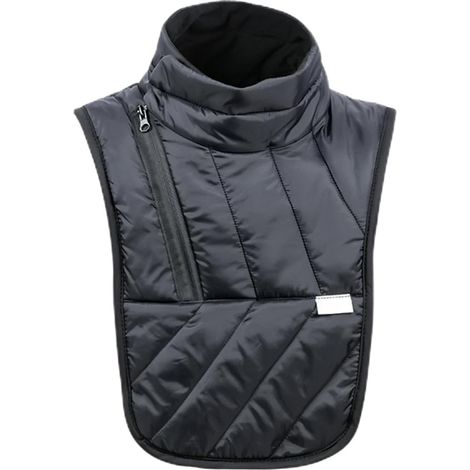 Cache-cou pour moto, cache-cou polaire coupe-vent et noir, cache-cou et poitrine de moto, cache-cou d'hiver pour activités de plein air d'hiver, cache-cou pour hommes, protège-cou thermique chauffant (1/5)