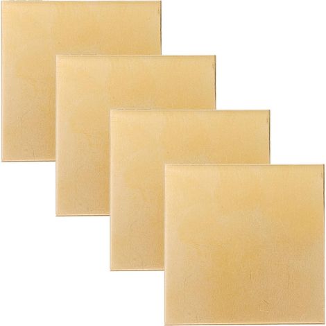 Plaques en laiton rsistant lusure 4 pices 05 mm x 50 mm pour (1/5)