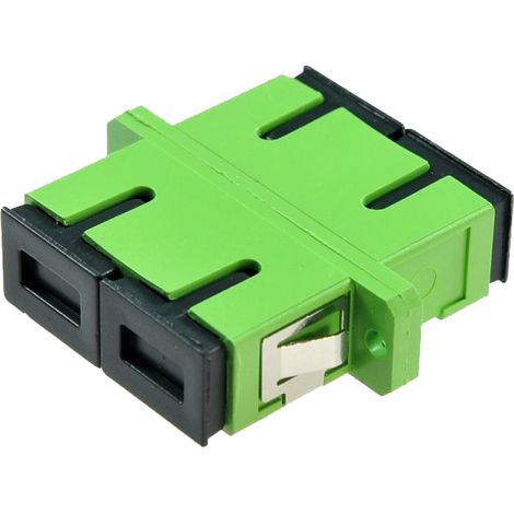 Adattatore in fibra ottica monomodale SM SC/APC duplex alantec