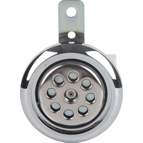 Duokon klaxon de moto universel, étanche 922B fort 12V 85mm avec cornes de couverture chromées en nid d'abeille kit bruyant (1/5)
