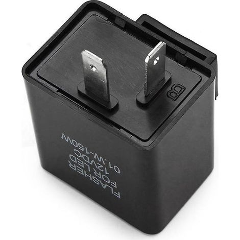 Relais clignotant pour indicateur LED moto, résistance à 2 broches (1/5)