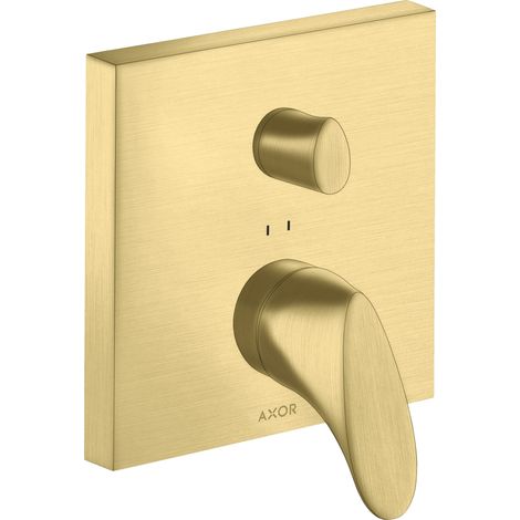 Mitigeur monobloc pour baignoire AXOR STARCK ORGANIC encastré, laiton brossé (1/2)