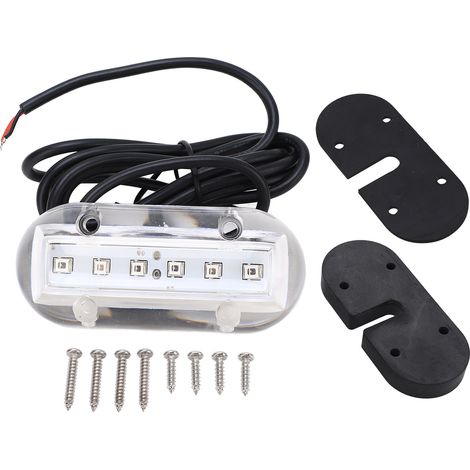 sous marine LED bleue étanche IP68 pour bateau et yacht 12 V