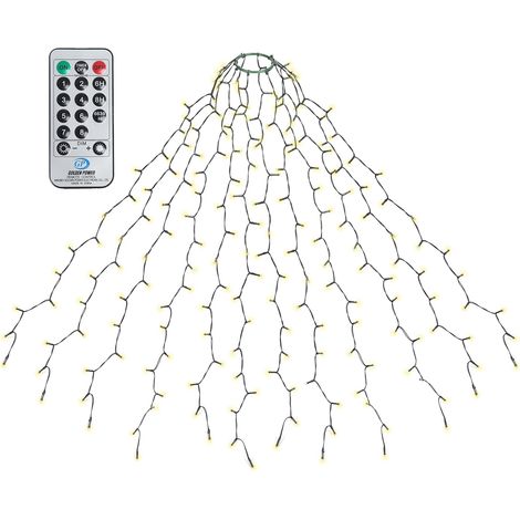Guirlande Lumineuse 420 LEDs pour Sapin de Noêl avec Télécommande, 2m x 12 exterieur Etanche Guirlande LED Sapin Décoration (1,5-2,4m sapin) pour Décoration Noël, Fête, Jardin