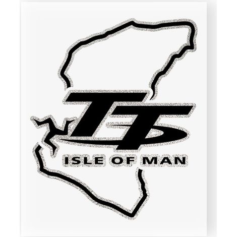 Adesivi Stickers Circuito Tourist Trophy 10 x 12 cm (1/4)