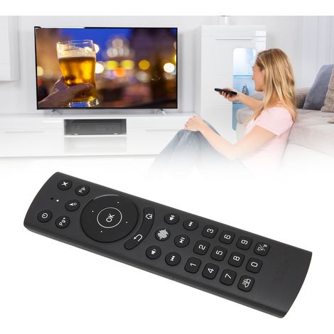 Télécommande G20S PRO BT Bluetooth et 2.4G Double Mode avec Rétroéclairage et Contrôle Vocal pour TV Projecteur PC