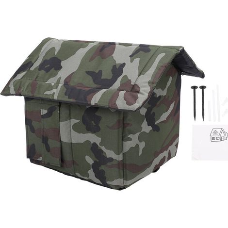 Foldable Cat Kennel, Water Resistant, Enclosed, Multifunctional, Comfortable Pet Bed, Cave for Indoor and Outdoor Use, Large (1/5)
