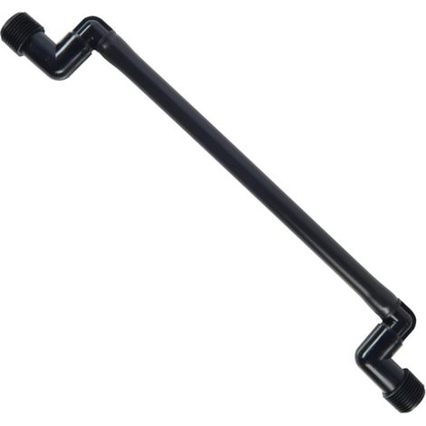 Gomito snodato 30 cm 1/2" x 1/2" per diffusori e irrigatori, collegamento flessibile nell'irrigazione a pioggia