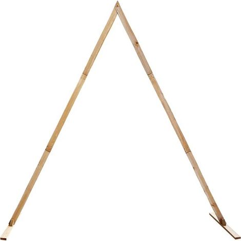 Arche de mariage marron clair, 202 x 95 x 254 cm (1/5)