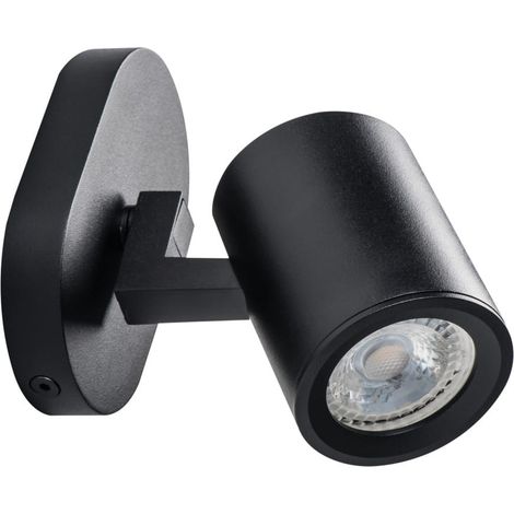 Applique murale Kanlux LAURIN 29121 noire GU10 35W (1/5)