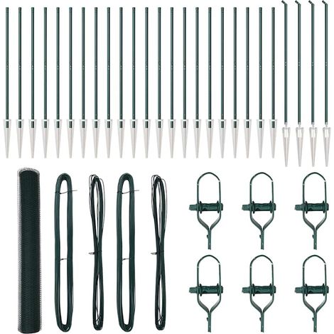 Maison Exclusive - Schweißdrahtzaun mit Spikes 50 x 1,2 m (B x H)