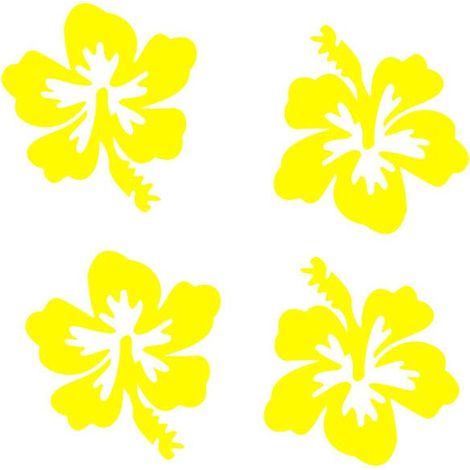 Adesivo Fluorescente Fiore (Giallo) (1/5)