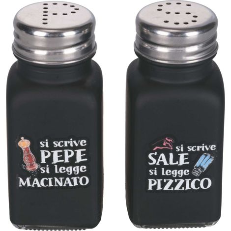 SI SCRIVE E SI LEGGE SALE  E PEPE 2 COLORI ASSORTITI  125GR (1/3)