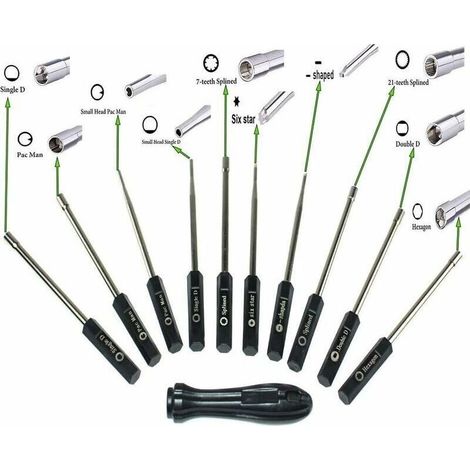 Kit d'outils de réglage de carburateur pour Petit Moteur Stihl Husqvarna Poulan Jonsered McCulloch MTD Ryobi Homelite Echo Makita Dolmar Honda Solo Oleo-Mac Efco Zama Walbro (1/3)