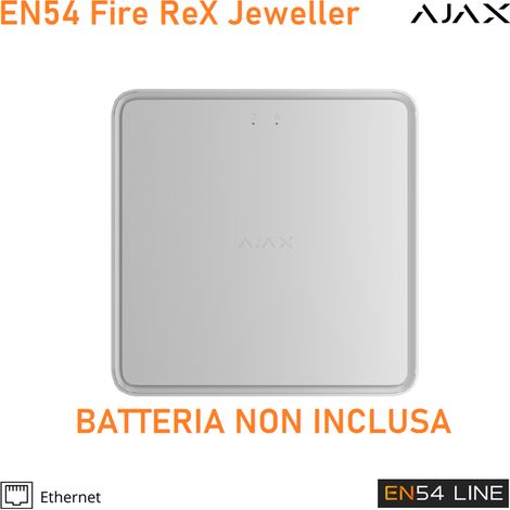 135975 - Fire & Life Safety EN54 - EN54 Fire ReX Jeweller - color white - Ajax fire & life safety EN54