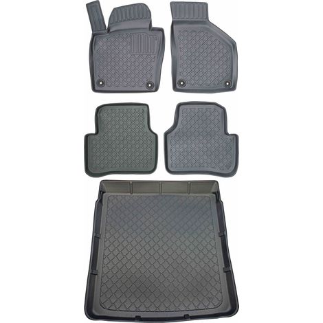Set di tappetini per auto e tappetino per bagagliaio per Volkswagen Passat CC Coupé dal 06.2008 al 11.2016. (1/5)