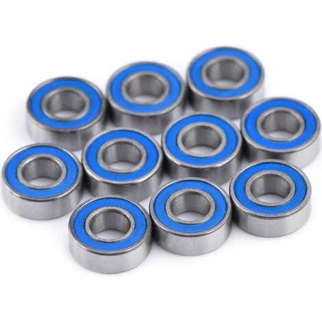 10 pièces Roulements à Billes Miniatures 5x11x4mm MR115-2RS Acier avec Double Blindage